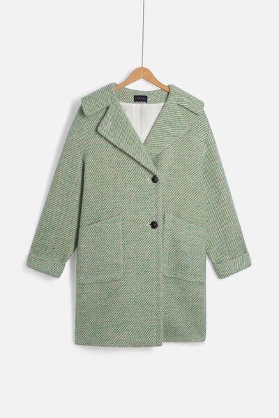 manteau kylian vert clair femme
