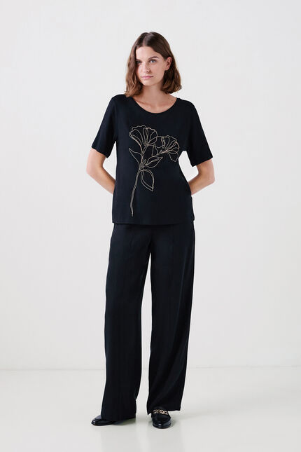 T-shirt tlada noir femme