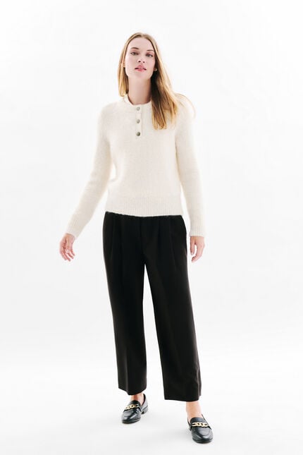 Mdona sweater ecru woman