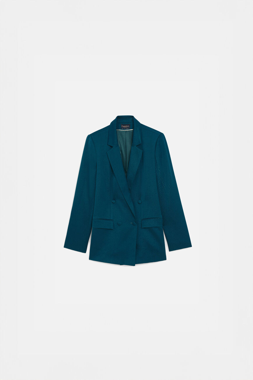 Veste violon bleu petrole femme
