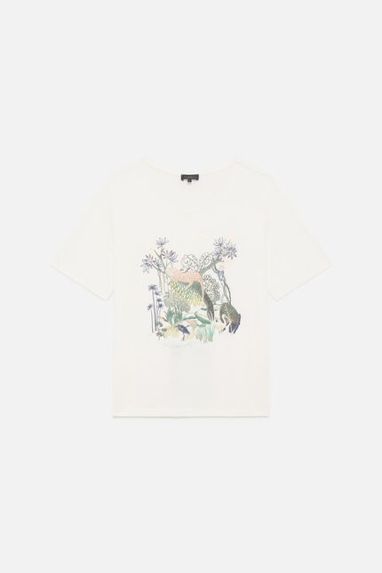 T-shirt Tcanopee khakigrün damen