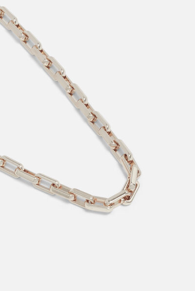 Collier billann à maillons couleur or femme