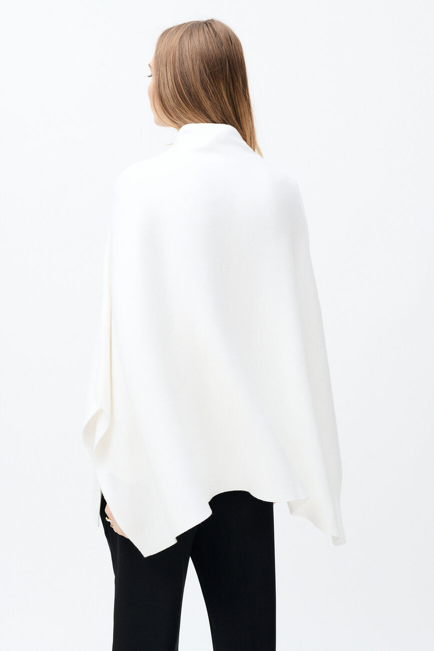 helvira poncho ivory woman