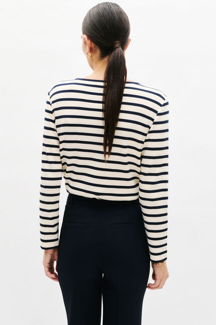 Pantalon Pgaston bleu marine femme