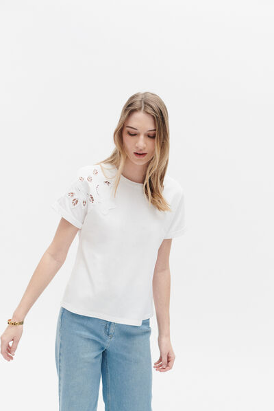 T-shirt tosca blanc femme