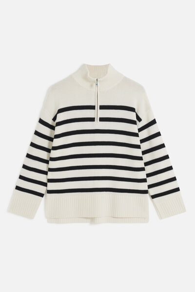 Pull maribel ivoire femme