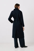 maname coat navy blue woman