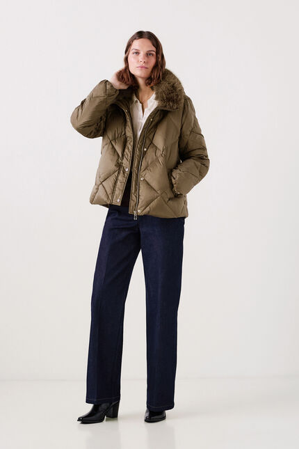 Manteau gavony taupe femme