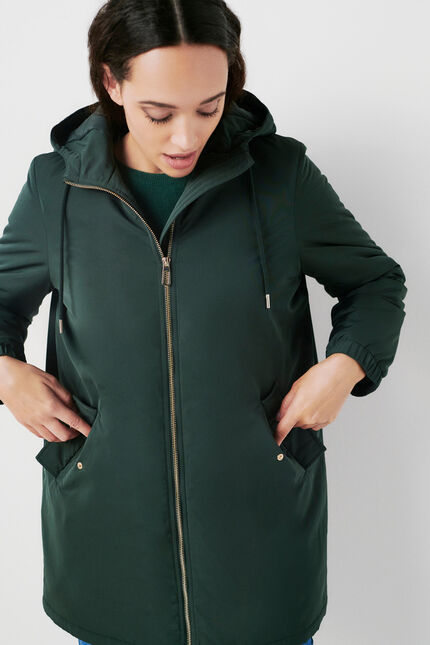 parka grenouille vert foncé vrouw