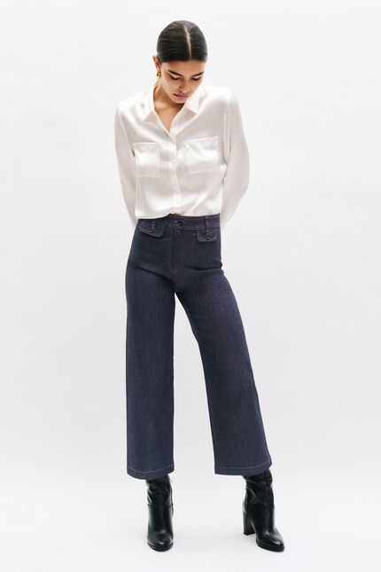 Jean teano denim double stone femme