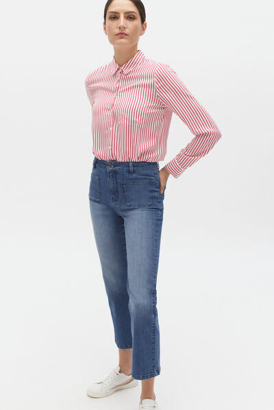 pantalon helston denim stone femme