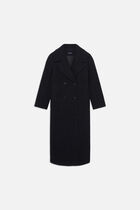 Gabanone2 coat 100% wool navy blue woman