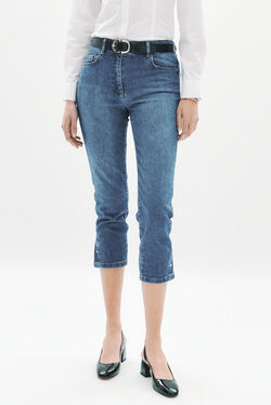 Pantacourt palebi denim stone femme