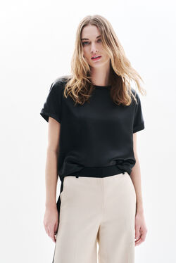 Maglietta Tmargerita nero donna