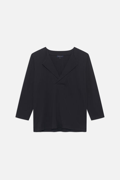 T-shirt tart bleu marine femme