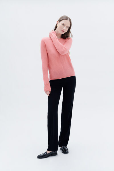 Pantalón Pclement negro mujer