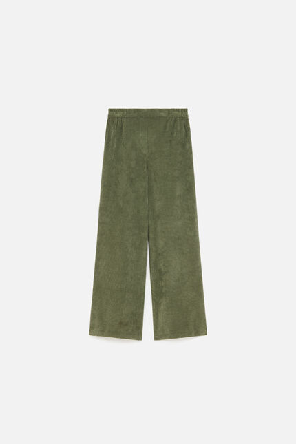 Pantalon Peinture5 vert kaki femme