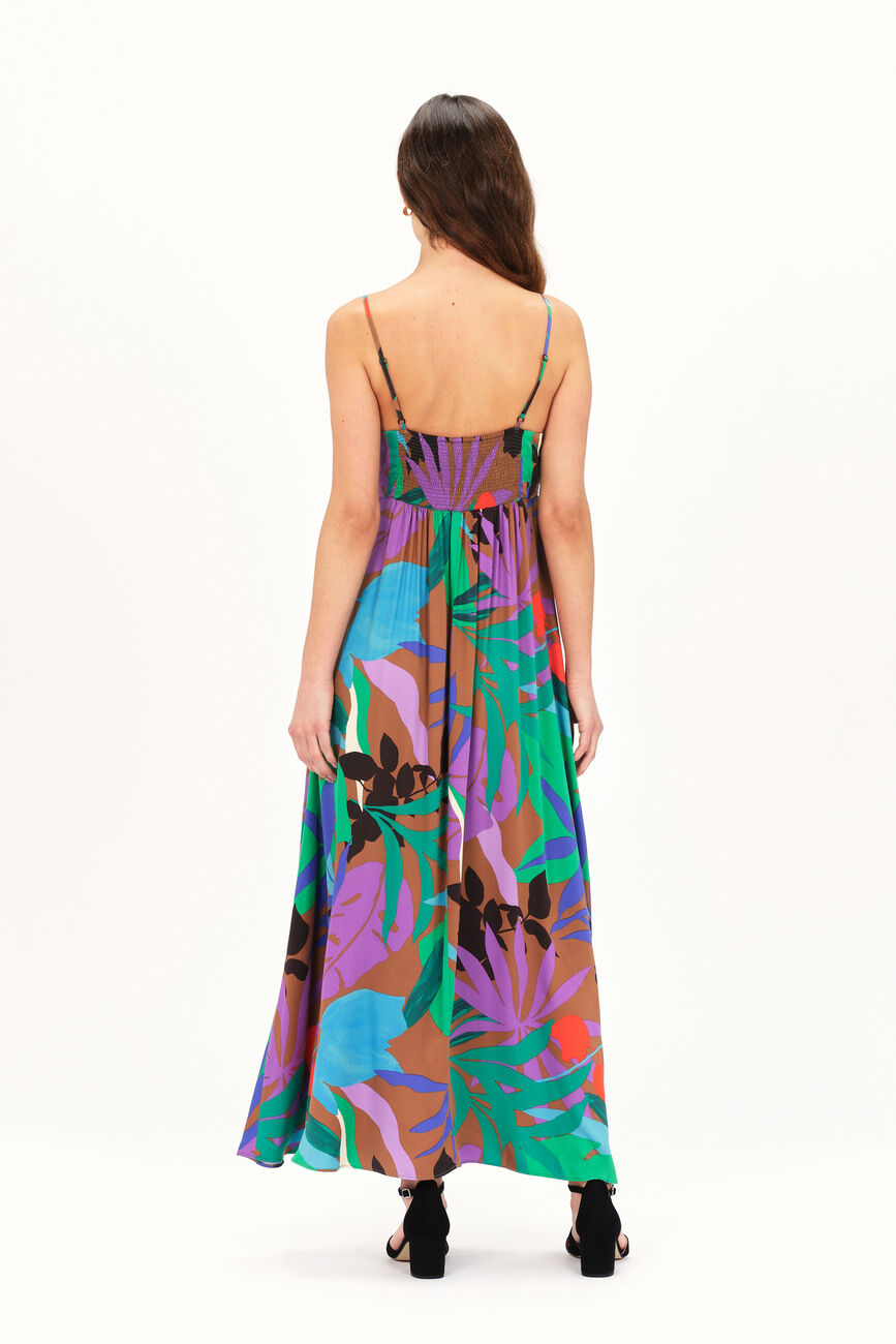 Robe romary vert menthe femme