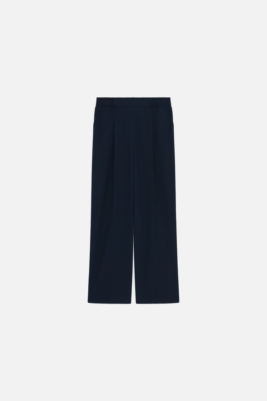 Pantalon Parapente bleu marine femme