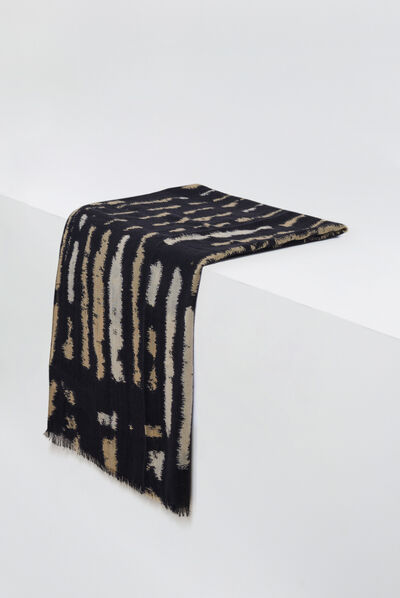 foulard jenny noir femme