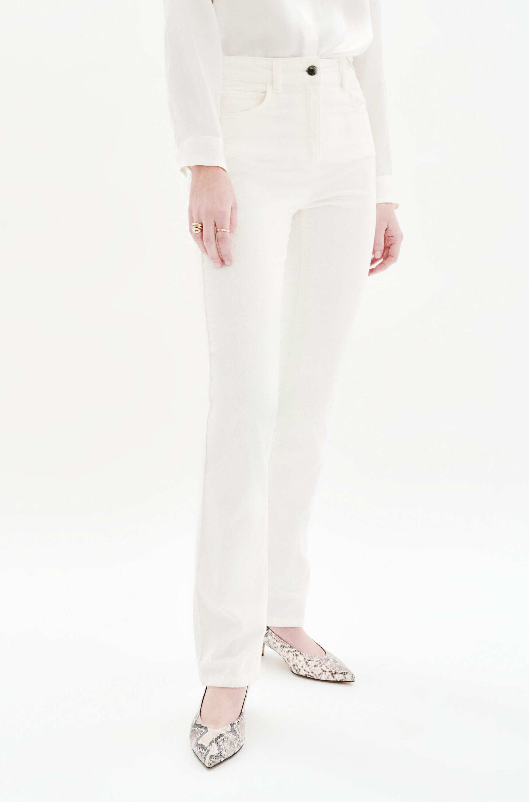 Pantalon pchicagov ivoire femme
