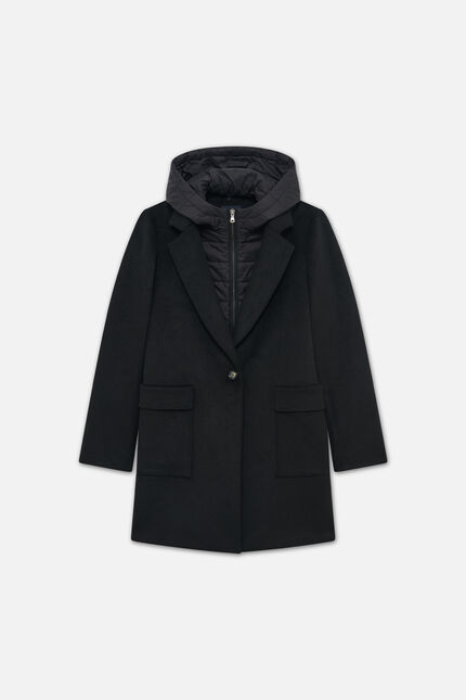 manteau jules noir femme