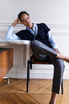 Lexie cardigan navy blue woman