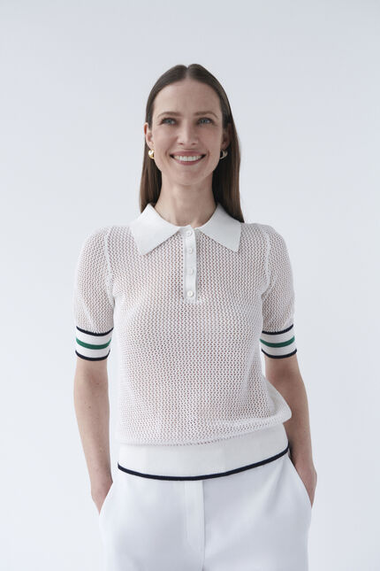 Pull mnovak blanc femme