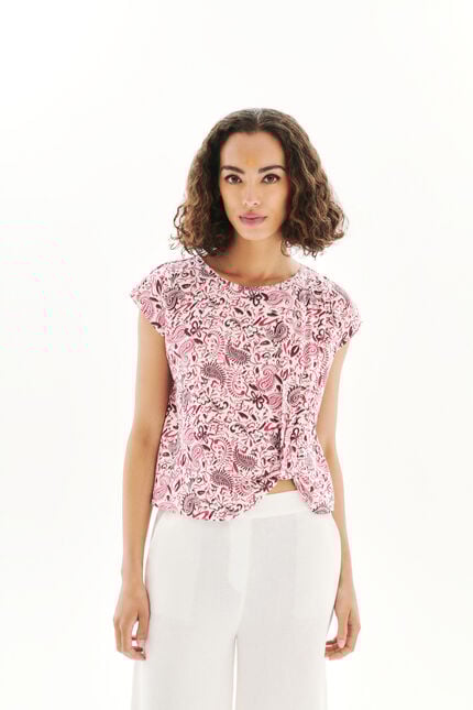 T-shirt Timi1 rose fushia femme
