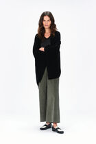 Hera 100% cashmere poncho black woman