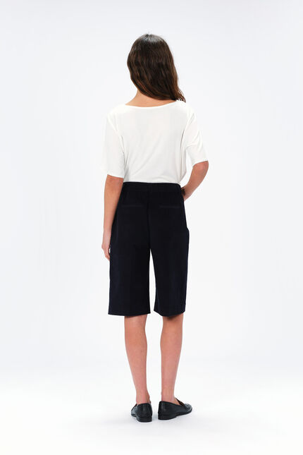 pbermu Bermuda shorts navy blue woman