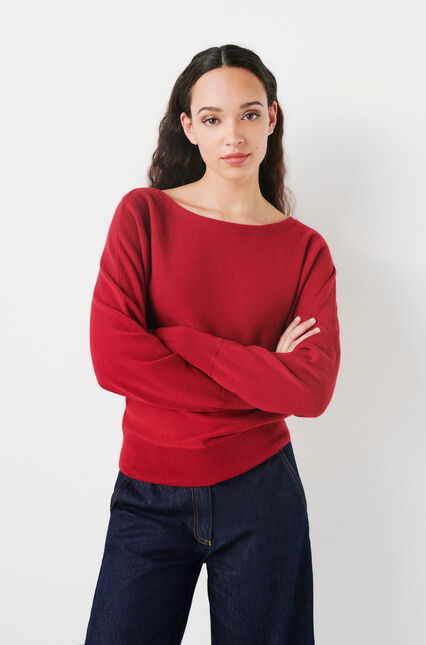 Pull miu2 bordeaux femme