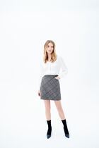 Jasmine skirt electric blue woman