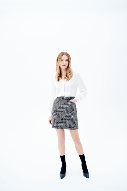 Jupe jasmin bleu electrique femme