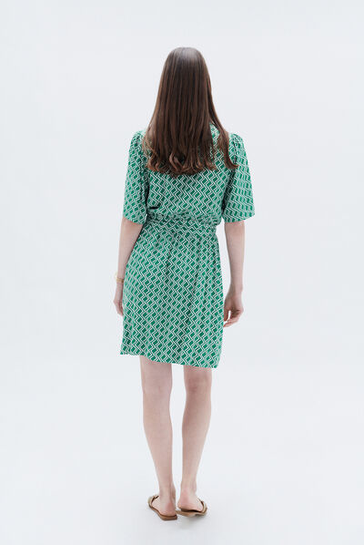 Robe rmarilou vert menthe femme