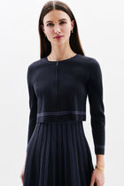 Msoleil jacket navy blue woman