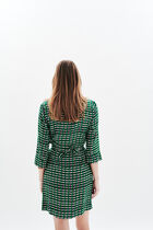 Rlaurane dress emerald green woman