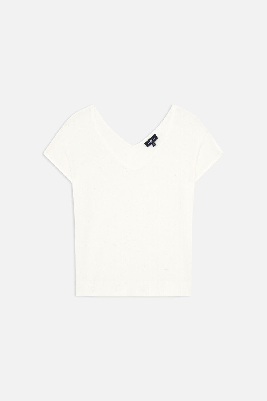Pull Milania blanc femme
