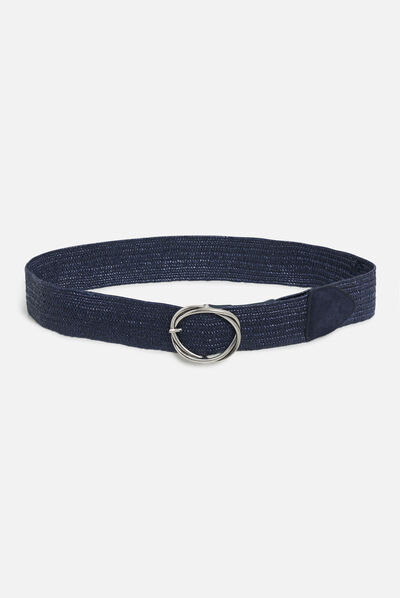ceinture sylvia bleu marine femme