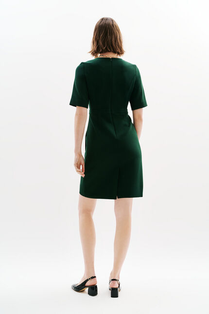 Robe Rmina vert foncé femme