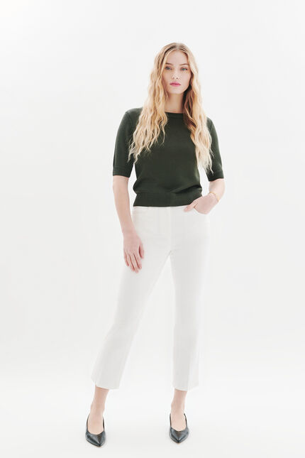 Pull Mwilton vert kaki femme
