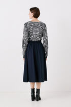 jupin skirt navy blue woman