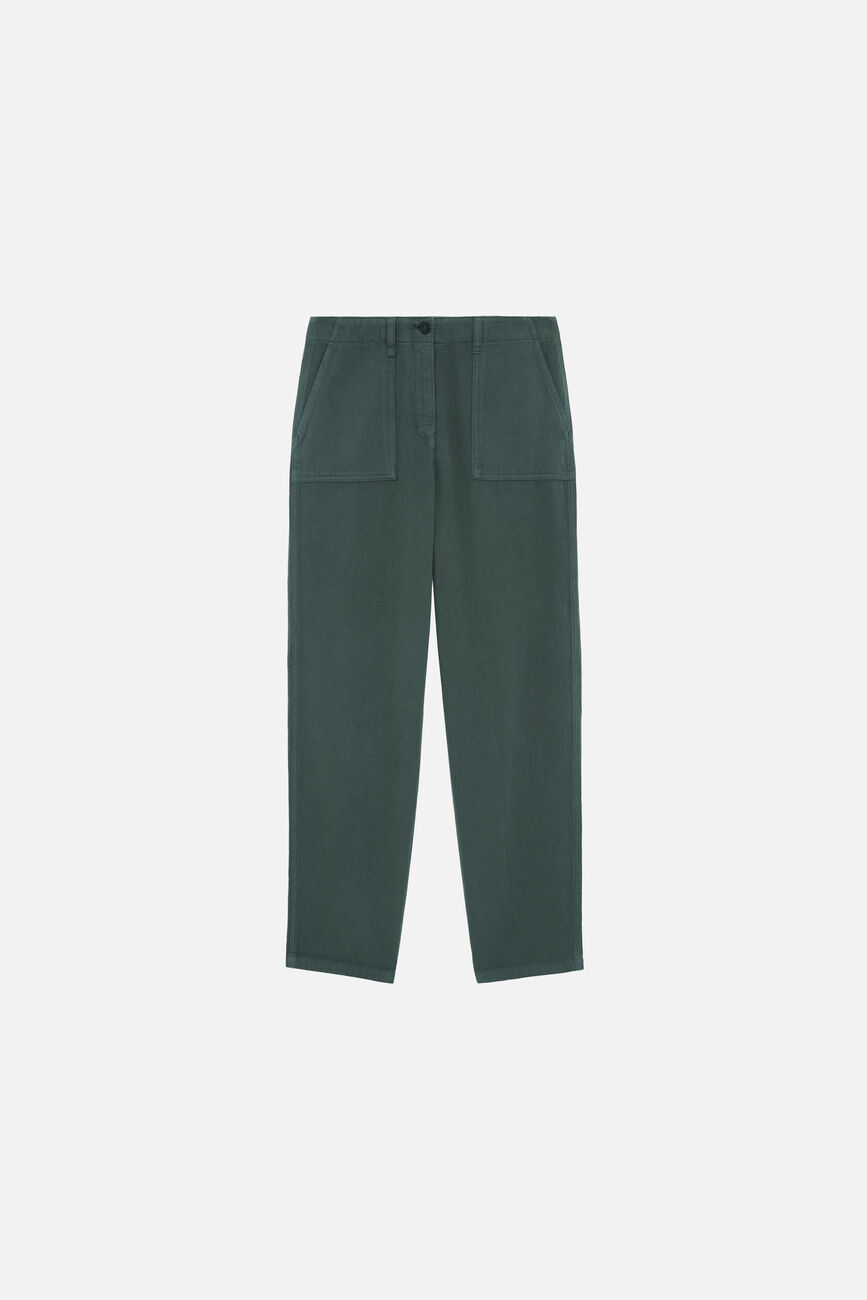 Pargos trousers khaki green woman