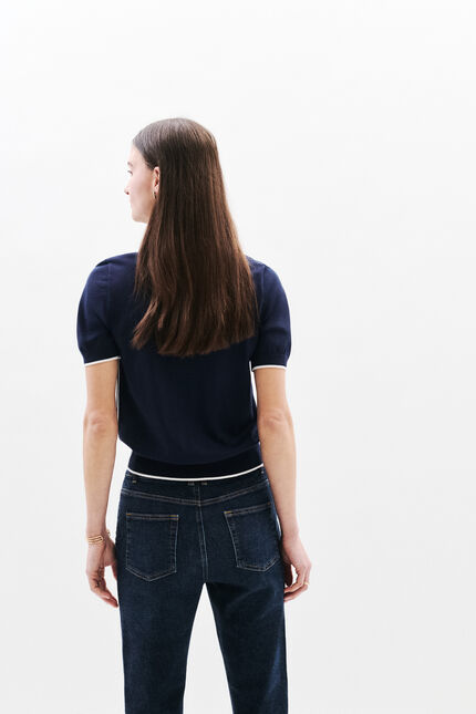 Trui Mjeremy marineblauw vrouw