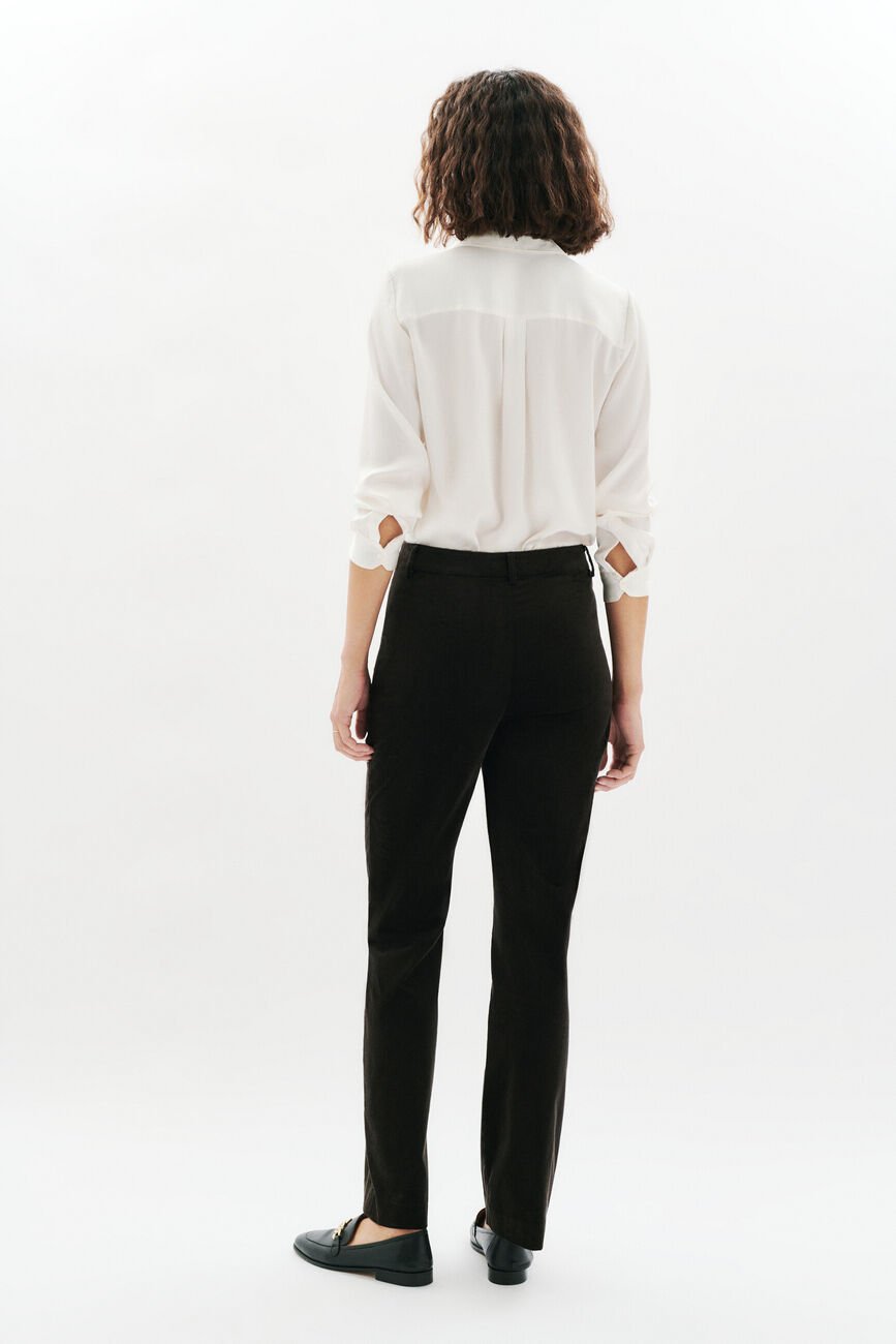 Pantalon Pegase marron foncé femme