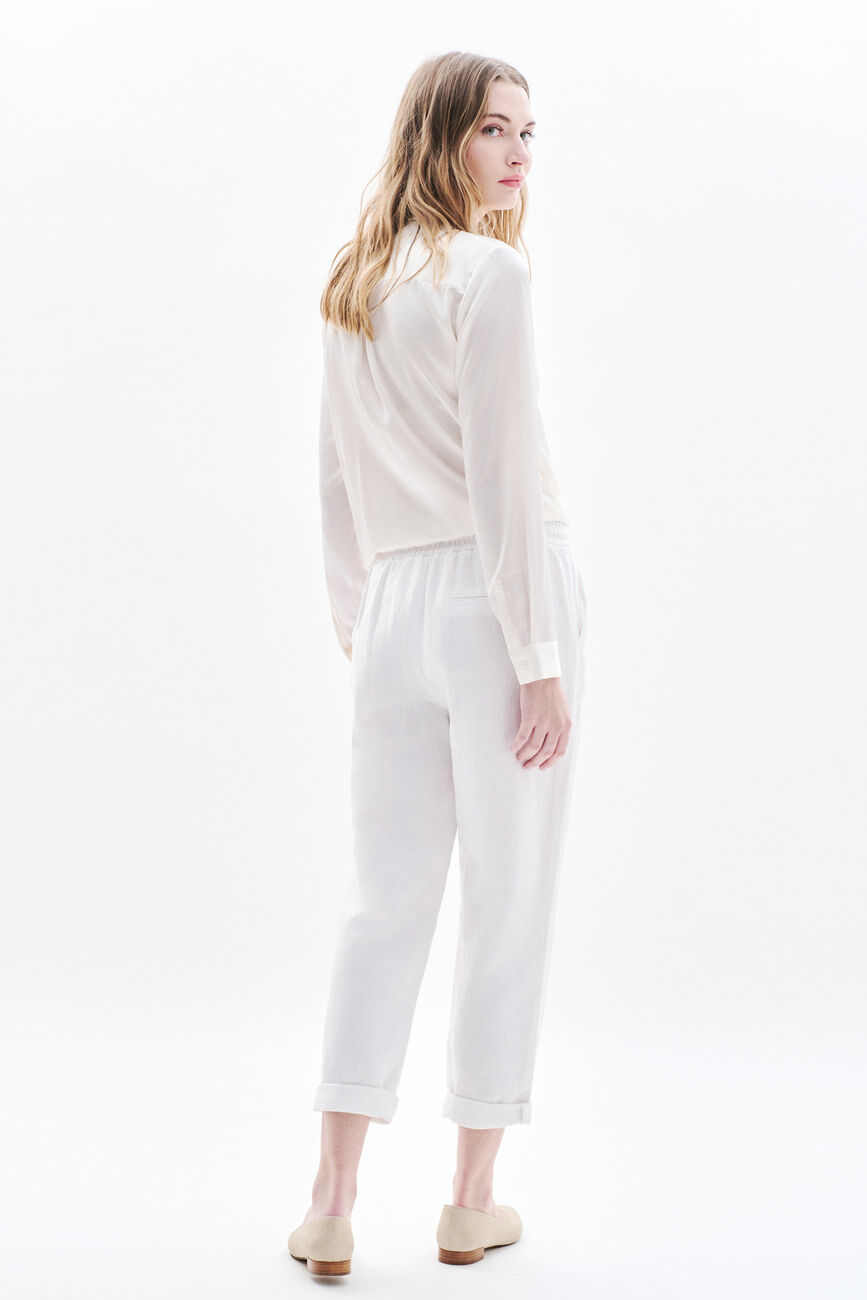 pantalon ignace blanc femme