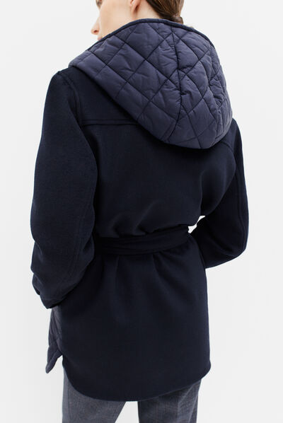 manteau maxine bleu marine femme