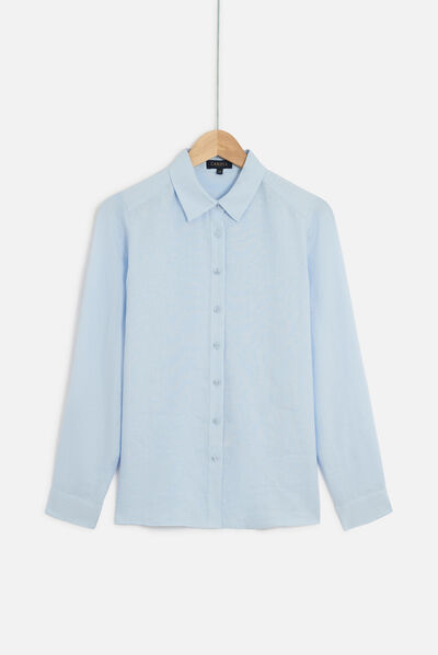 chemise brenda bleu ciel femme