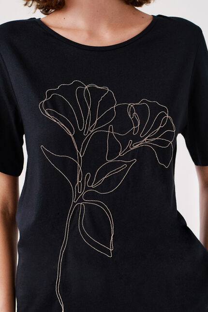 T-shirt tlada noir femme