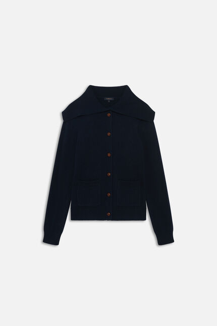 Gilet mlouna bleu marine femme
